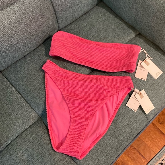 Good American Other - Good American Bikini Bottom and Top in Bright Pink 001 Sz. Good American 3/4